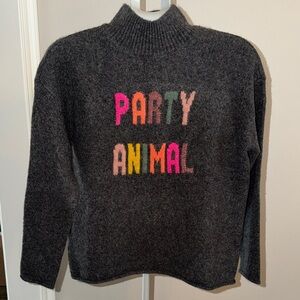 Lou & Grey Multicolor 'Party Animal' Turtleneck Sweater